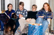 Christmas 1996 - Sarah, Taylor, Eric, & Paul