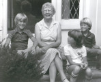 Eric, Sarah, & Paul with Grandma Polly