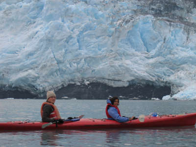kayaking shoup glacier